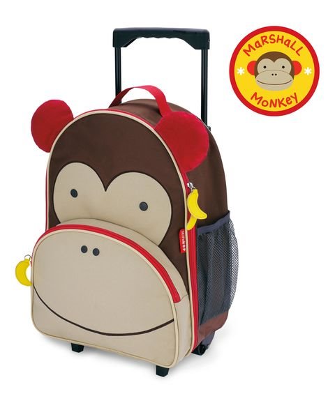 Ghiozdan Troller Skip Hop Zoo Maimutica